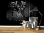 BATMAN MURAL WALLPAPER, Available in Various Paper Texture, Code WB2046. 105 CM WIDE ROLL PANELS. - Image 2