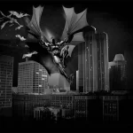 BATMAN, VINYL FABRIC TEXTILE Wall Mural in Different Texture, Code WB2046. It is produced as ONE PIECE WITHOUT JOINT.