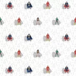 JUSTICE LEAGUE VINYL FABRIC TEXTILE Wall Mural in Different Texture, Code WB2049. It is produced as ONE PIECE WITHOUT JOINT.