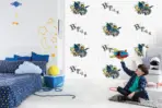 BATMAN MURAL WALLPAPER, Available in Various Paper Texture, Code WB2050. 105 CM WIDE ROLL PANELS. - Image 2
