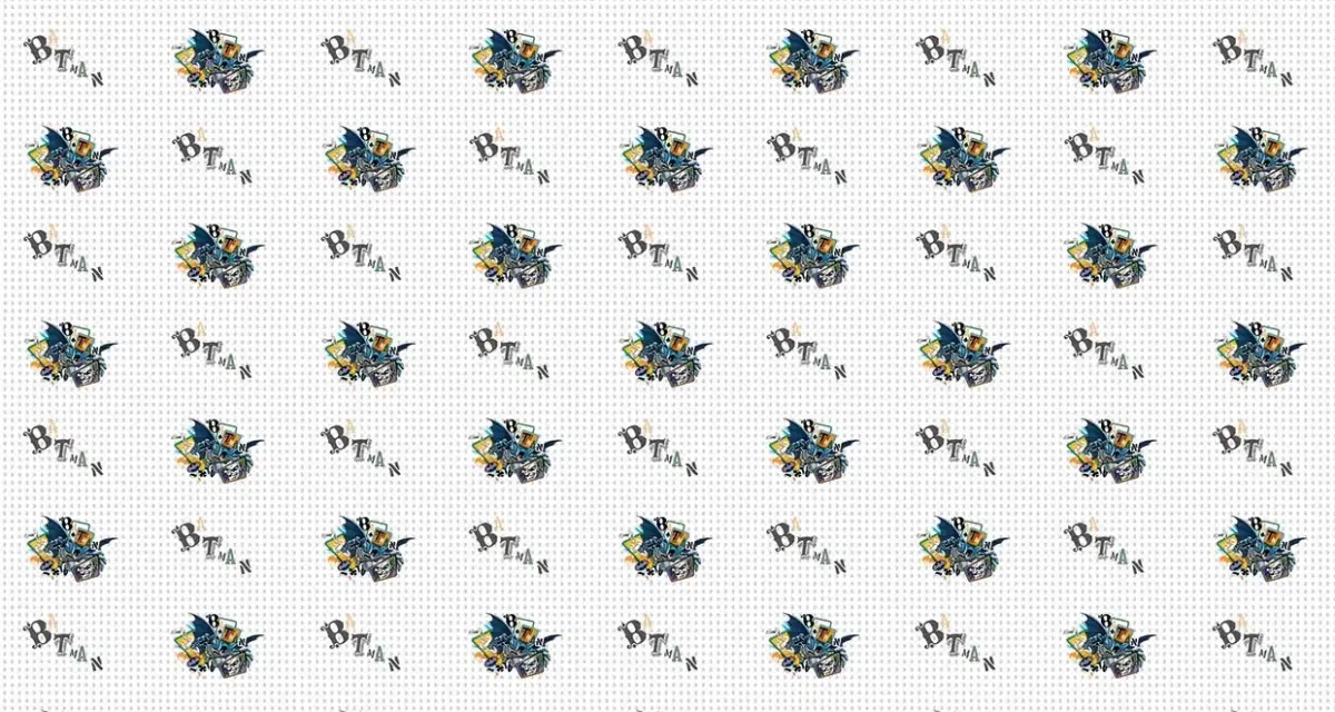 BATMAN MURAL WALLPAPER, Available in Various Paper Texture, Code WB2050. 105 CM WIDE ROLL PANELS. - Image 1