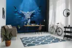 BATMAN MURAL WALLPAPER, Available in Various Paper Texture, Code WB2061. 105 CM WIDE ROLL PANELS. - Image 2