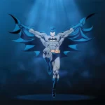 BATMAN, VINYL FABRIC TEXTILE Wall Mural in Different Texture, Code WB2061. It is produced as ONE PIECE WITHOUT JOINT.
