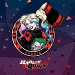 HARLEY QUINN MURAL WALLPAPER, Available in Various Paper Texture, Code WB2064. 105 CM WIDE ROLL PANELS.