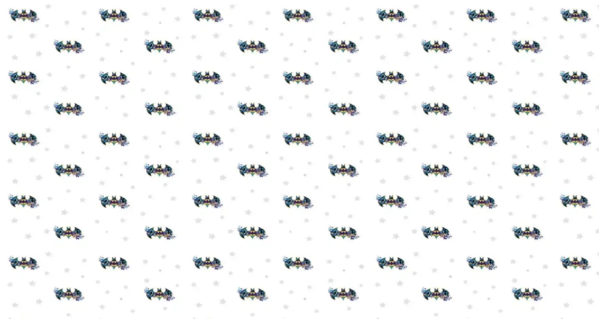 BATMAN VINYL FABRIC TEXTILE Wall Mural in Different Texture, Code WB2066. It is produced as ONE PIECE WITHOUT JOINT. - Image 1