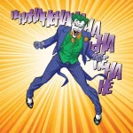 THE JOKER MURAL WALLPAPER, Available in Various Paper Texture, Code WB2076. 105 CM WIDE ROLL PANELS.