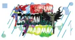 JUSTICE LEAGUE MURAL WALLPAPER, Available in Various Paper Texture, Code WB2078. 105 CM WIDE ROLL PANELS.