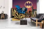 BATMAN MURAL WALLPAPER, Available in Various Paper Texture, Code WB2079. 105 CM WIDE ROLL PANELS. - Image 2