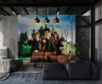 HARRY POTTER MURAL WALLPAPER, Available in Various Paper Texture, Code WB2086. 105 CM WIDE ROLL PANELS. - Image 2