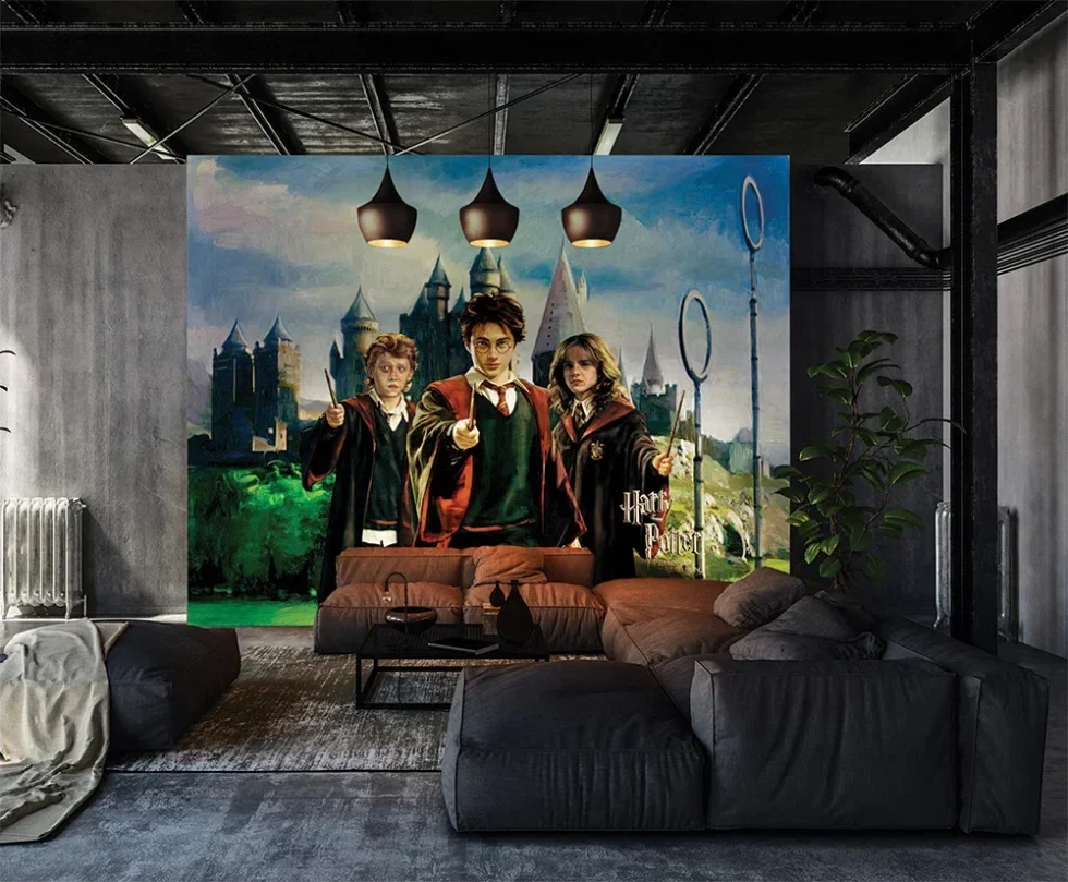 CODE WB2086 | HARRY POTTER MURAL WALLPAPER