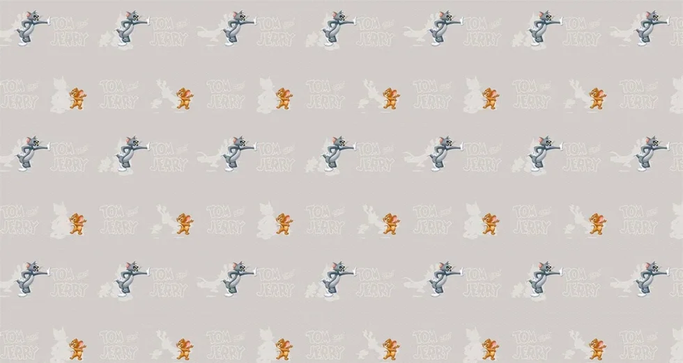 CODE WB2090 | TOM AND JERRY MURAL WALLPAPER - Image 2