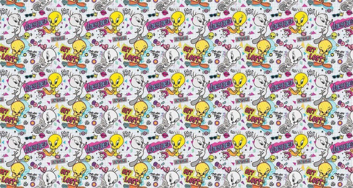 LOONEY TUNES MURAL WALLPAPER, Available in Various Paper Texture, Code WB2095. 105 CM WIDE ROLL PANELS. - Image 1