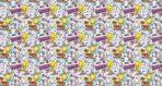 LOONEY TUNES MURAL WALLPAPER, Available in Various Paper Texture, Code WB2095. 105 CM WIDE ROLL PANELS.