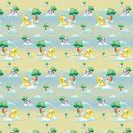 LOONEY TUNES, VINYL FABRIC TEXTILE Wall Mural in Different Texture, Code WB2097. It is produced as ONE PIECE WITHOUT JOINT.