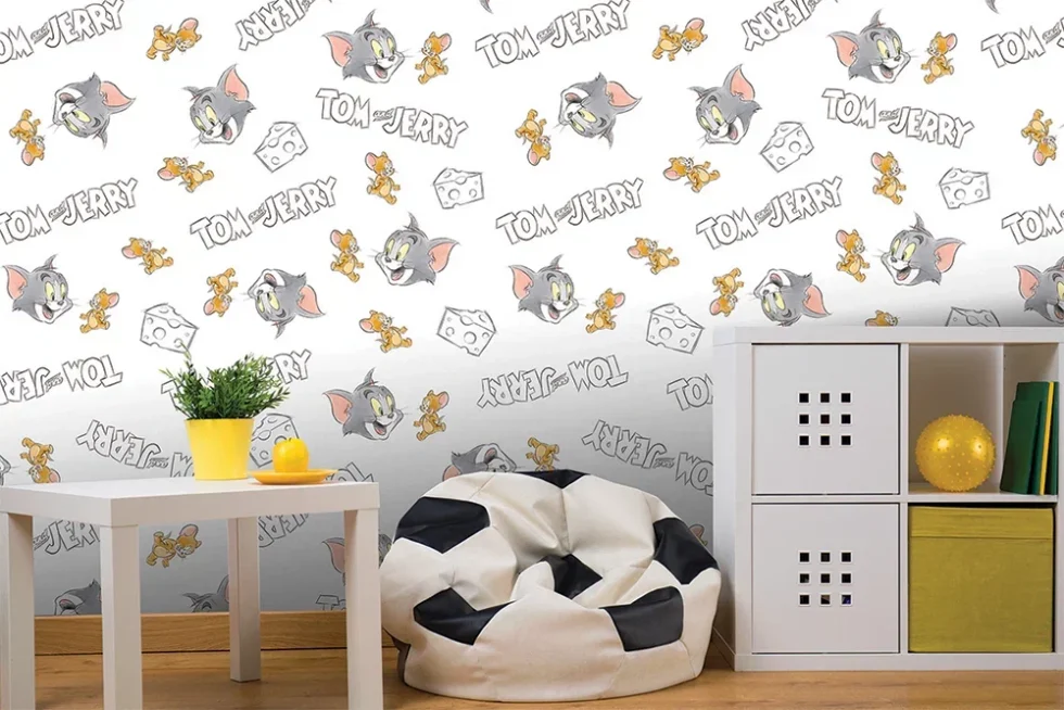 CODE WB2103 | TOM AND JERRY MURAL WALLPAPER