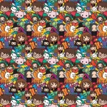 HARRY POTTER, VINYL FABRIC TEXTILE Wall Mural in Different Texture, Code WB2113. It is produced as ONE PIECE WITHOUT JOINT.