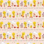 LOONEY TUNES MURAL WALLPAPER, Available in Various Paper Texture, Code WB2132. 105 CM WIDE ROLL PANELS.