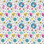LOONEY TUNES, VINYL FABRIC TEXTILE Wall Mural in Different Texture, Code WB2137. It is produced as ONE PIECE WITHOUT JOINT.
