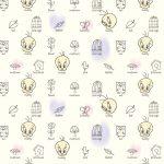 LOONEY TUNES MURAL WALLPAPER, Available in Various Paper Texture, Code WB2141. 105 CM WIDE ROLL PANELS.