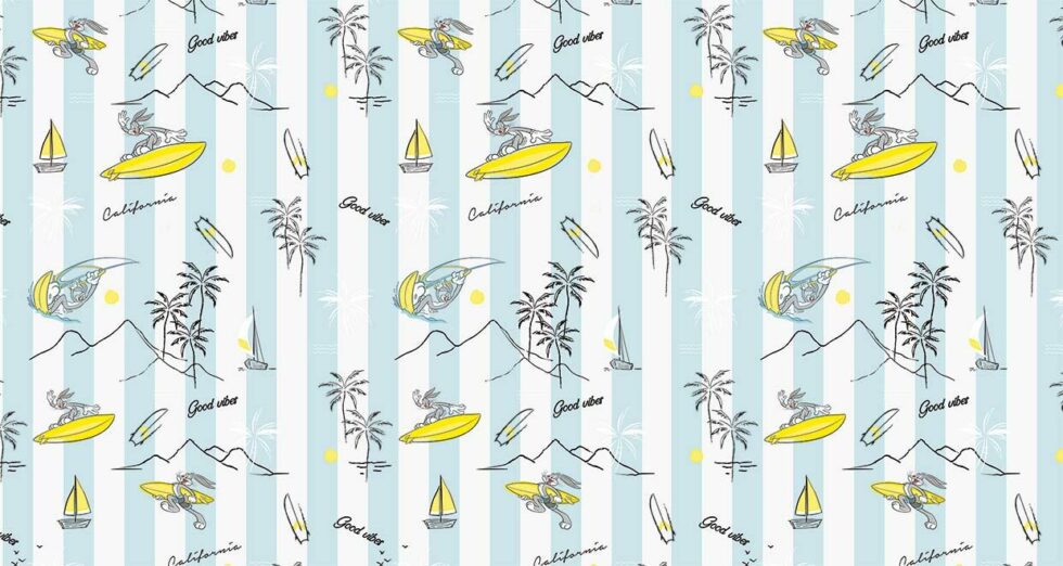 CODE 2143 | LOONEY TUNES MURAL WALLPAPER - Image 2