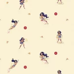 WONDER WOMAN MURAL WALLPAPER, Available in Various Paper Texture, Code WB2161. 105 CM WIDE ROLL PANELS.