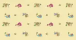 THE FLINTSTONES MURAL WALLPAPER, Available in Various Paper Texture, Code WB2165. 105 CM WIDE ROLL PANELS.