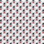 LOONEY TUNES, VINYL FABRIC TEXTILE Wall Mural in Different Texture, Code WB2166. It is produced as ONE PIECE WITHOUT JOINT.
