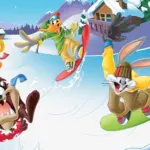 LOONEY TUNES MURAL WALLPAPER, Available in Various Paper Texture, Code WB2168. 105 CM WIDE ROLL PANELS.