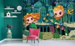DC SUPER FRIENDS MURAL WALLPAPER, Available in Various Paper Texture, Code WB2176. 105 CM WIDE ROLL PANELS. - Image 2