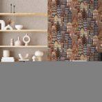 Modern Plain Design Wallpaper Cream Code 23109-2 - Image 5