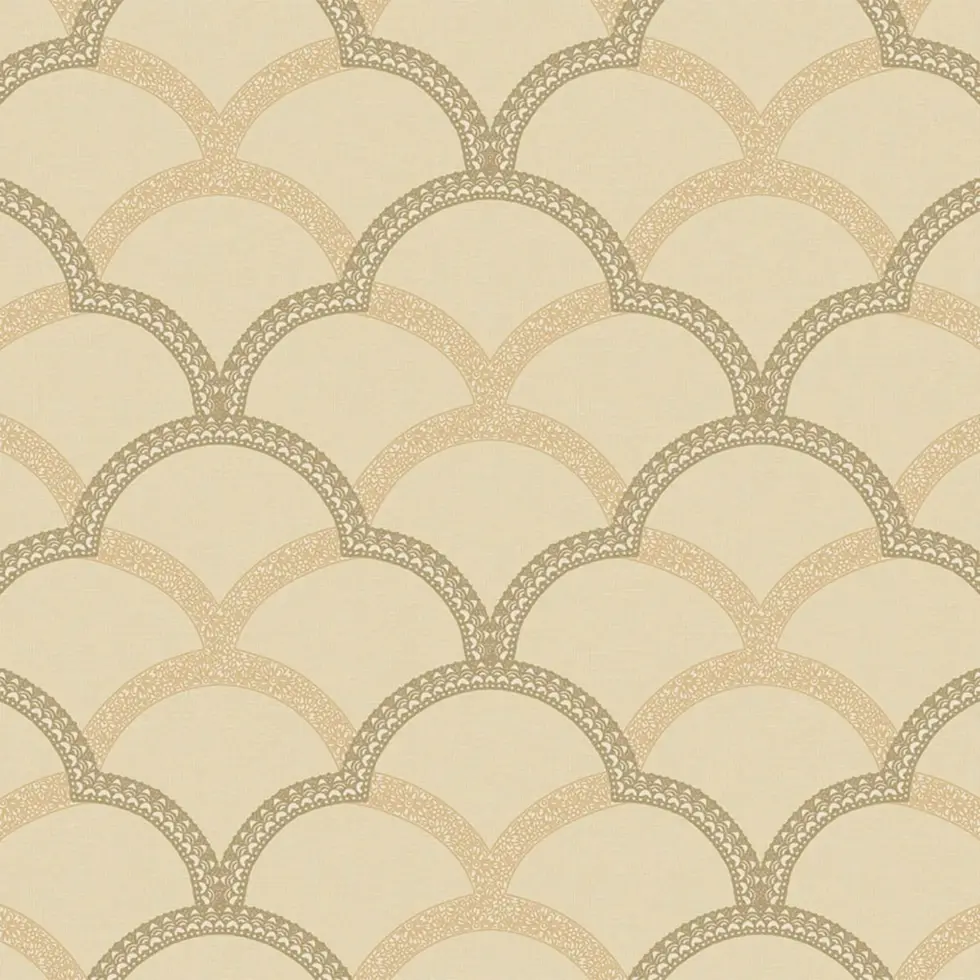 Simple waves ornament wallpaper Beige Code 7811-2 - Image 3