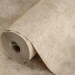 Abstract Plain Fabric Textured Wallpaper Beige Code 3710-4