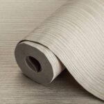 Striped Plain Wallpaper Dark Beige Code 9904-4