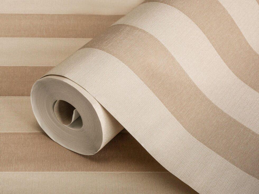 Striped Wallpaper Beige Code 3704-5