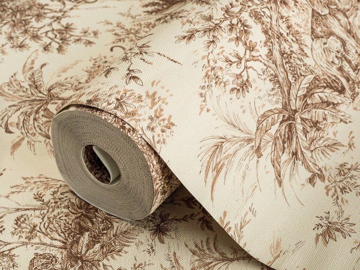 Wallpaper with Interesting Texture and Colours, Brown Code 9909-5 - Image 1