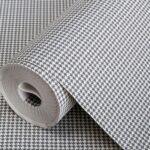 Plain Fine Textile Texture Pattern Wallpaper Gray Code 3718-4