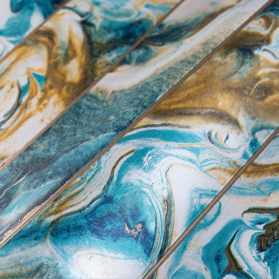 Modern Marble Wallpaper Blue Code 1201-4 - Image 4