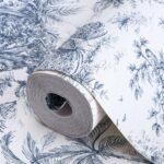 Wallpaper with Interesting Texture and Colours, Blue Code 9909-2