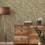 Shawl Pattern Wallpaper Brown Code 9903-4 - Image 2