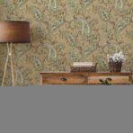 Shawl Pattern Wallpaper Brown Code 9903-4 - Image 2