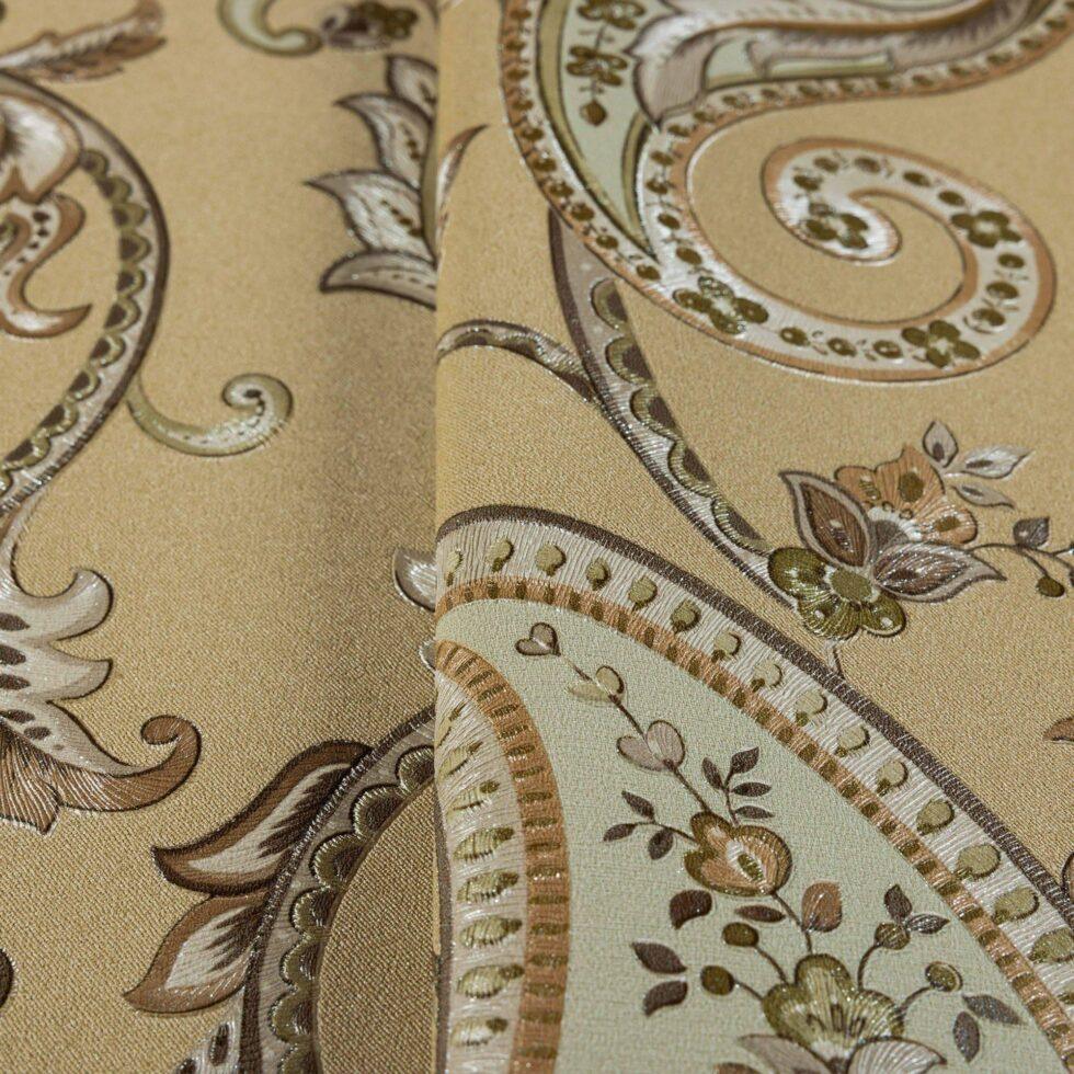 Shawl Pattern Wallpaper Brown Code 9903-4 - Image 3