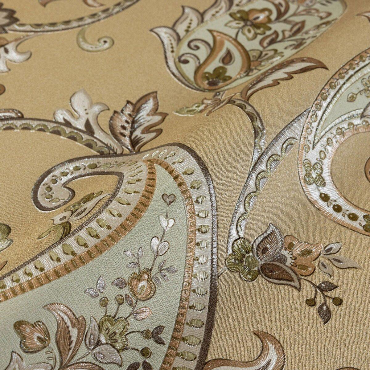 Shawl Pattern Wallpaper Brown Code 9903-4 - Image 5