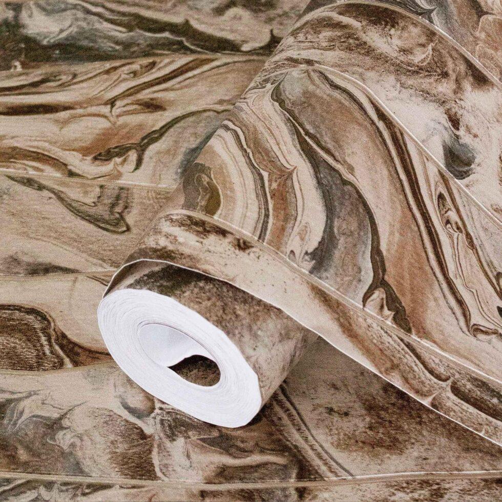 Modern Marble Wallpaper Brown Code 1201-5