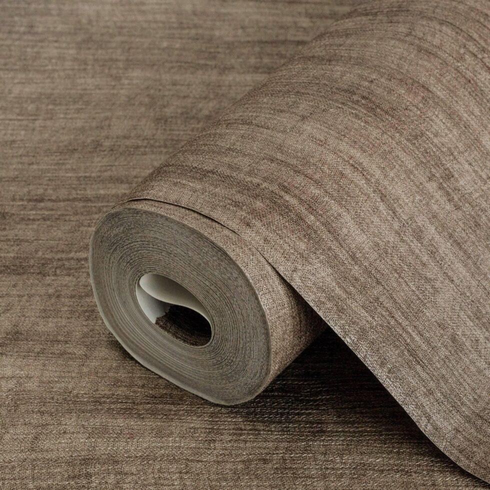 Linen Textile Inspired Subtle Texture Pattern Wallpaper Beige Code 3700-6