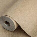 Rough Natural Linen Fabric Pattern Wallpaper Brown Code 3719-6