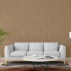 Smooth linen textile texture wallpaper Brown Code 7816-10 - Image 5