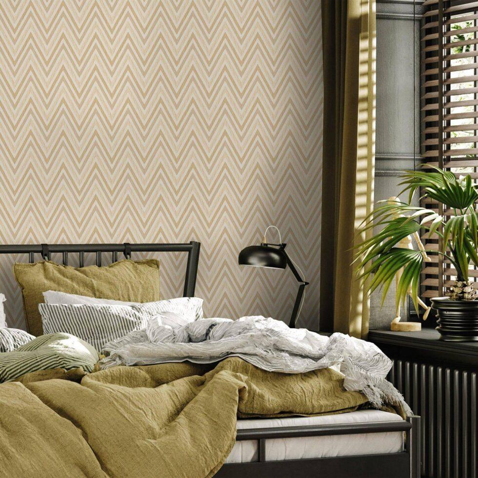 Modern Geometric Wallpaper Cream Code 1509-2 - Image 2