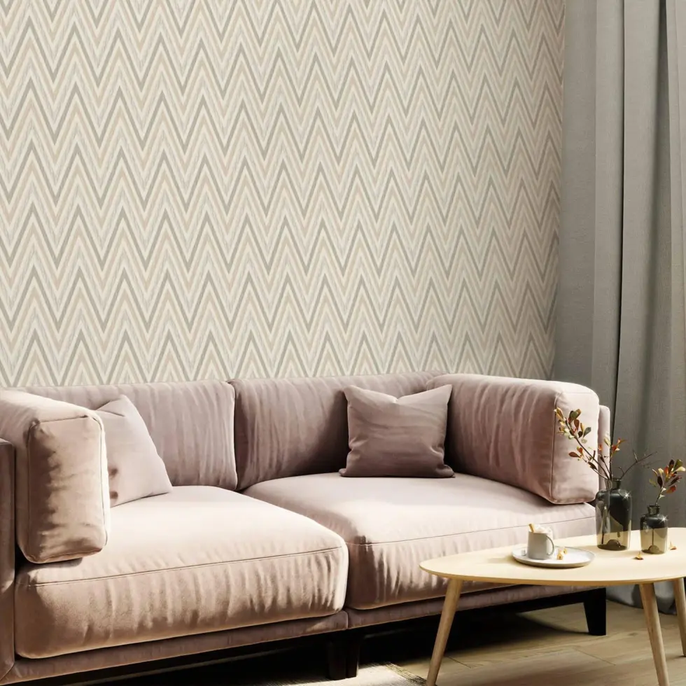 Modern Geometric Design Wallpaper Gray Code 1509-3 - Image 5