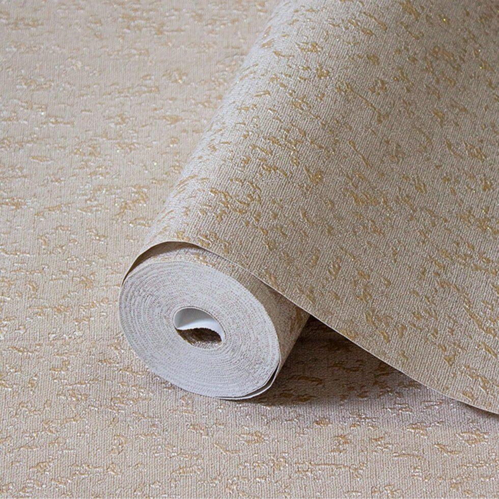 Classic Plain Wallpaper Beige Code 1410-4