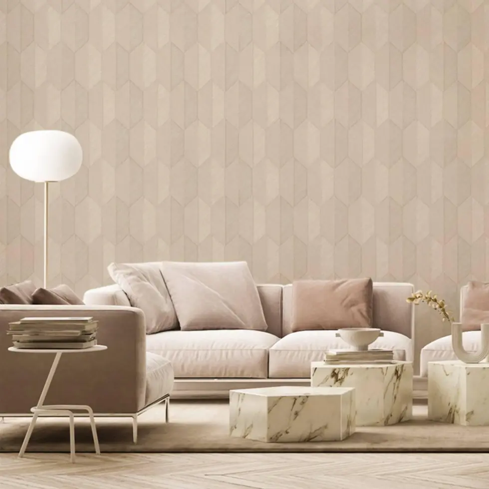 Modern Geometric Wallpaper Cream Code 1501-3 - Image 6